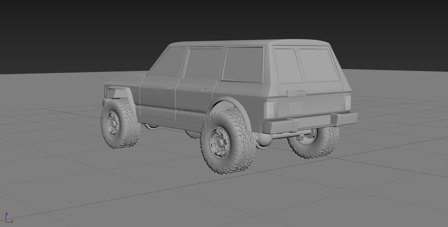 Nissan patrol y60 3d model 3D model_2