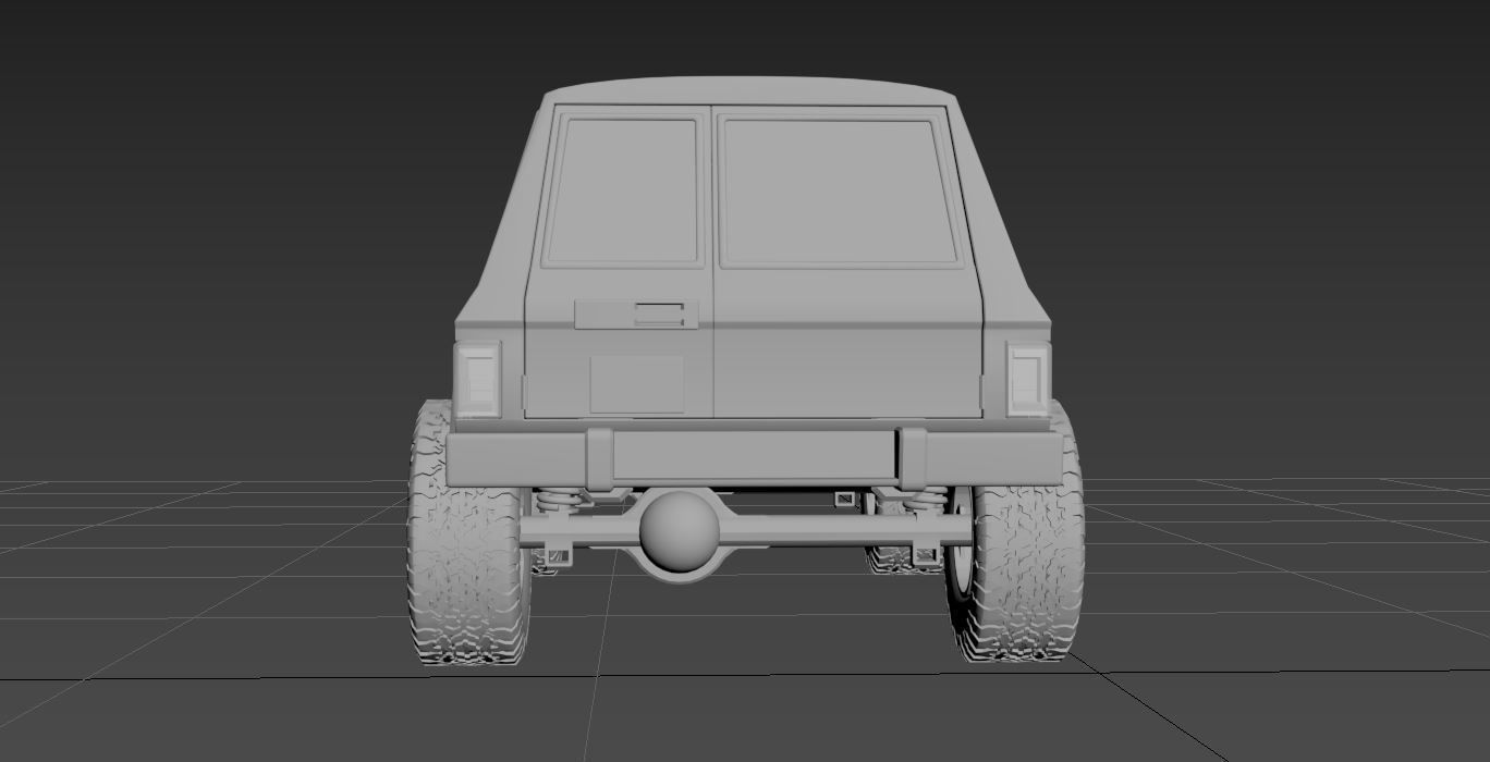 Nissan patrol y60 3d model 3D model_5