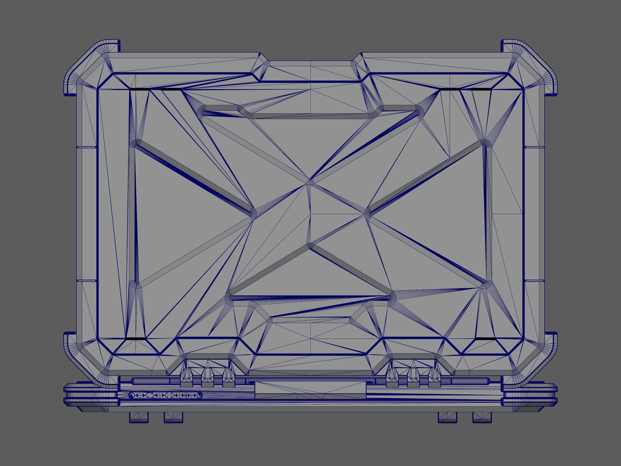 Cyber Scifi Laptop 3D model_12