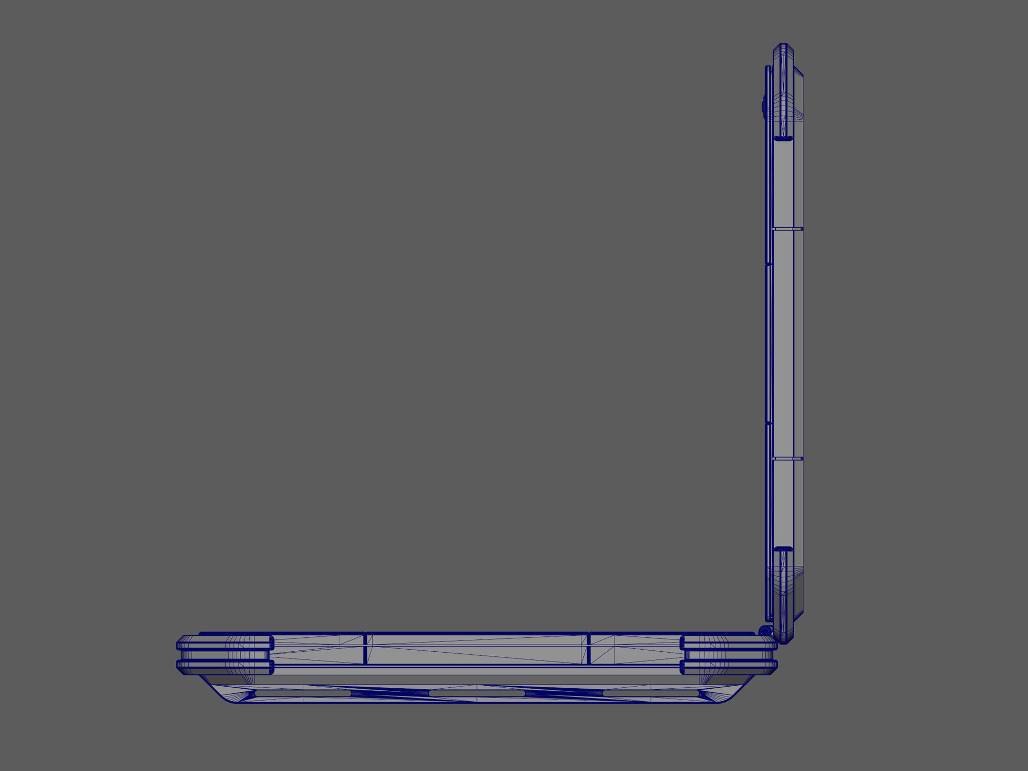 Cyber Scifi Laptop 3D model_14