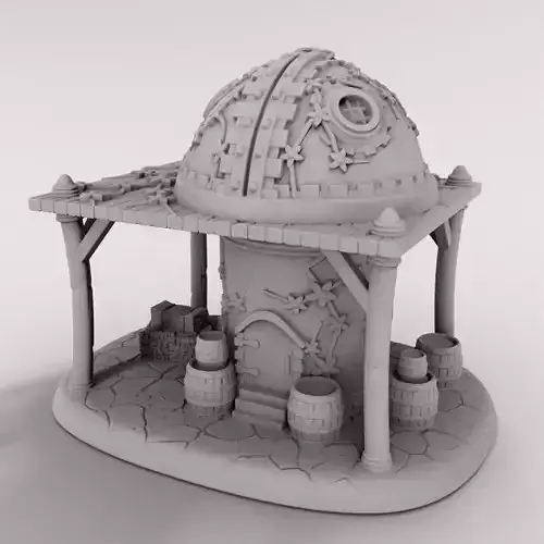 medieval house 3D print model