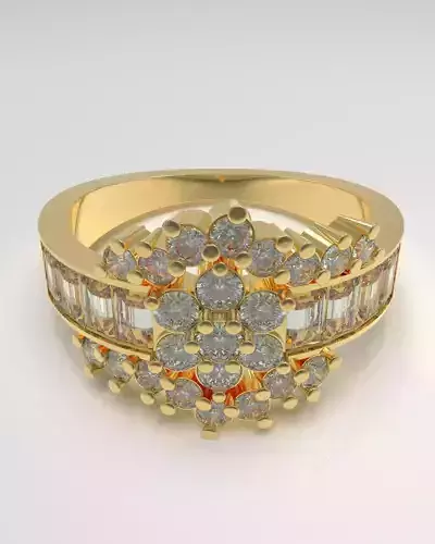 Cocktail statement ring