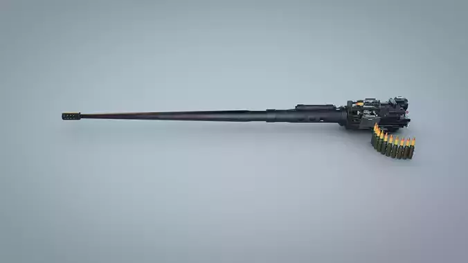 M242 Bushmaster Chain Gun 3D model