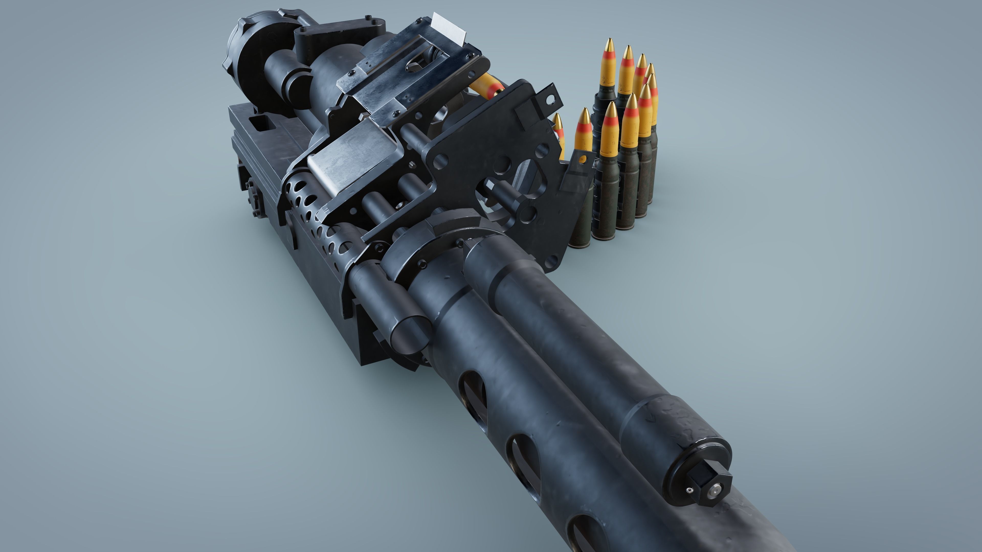 M242 Bushmaster Chain Gun 3D model_4