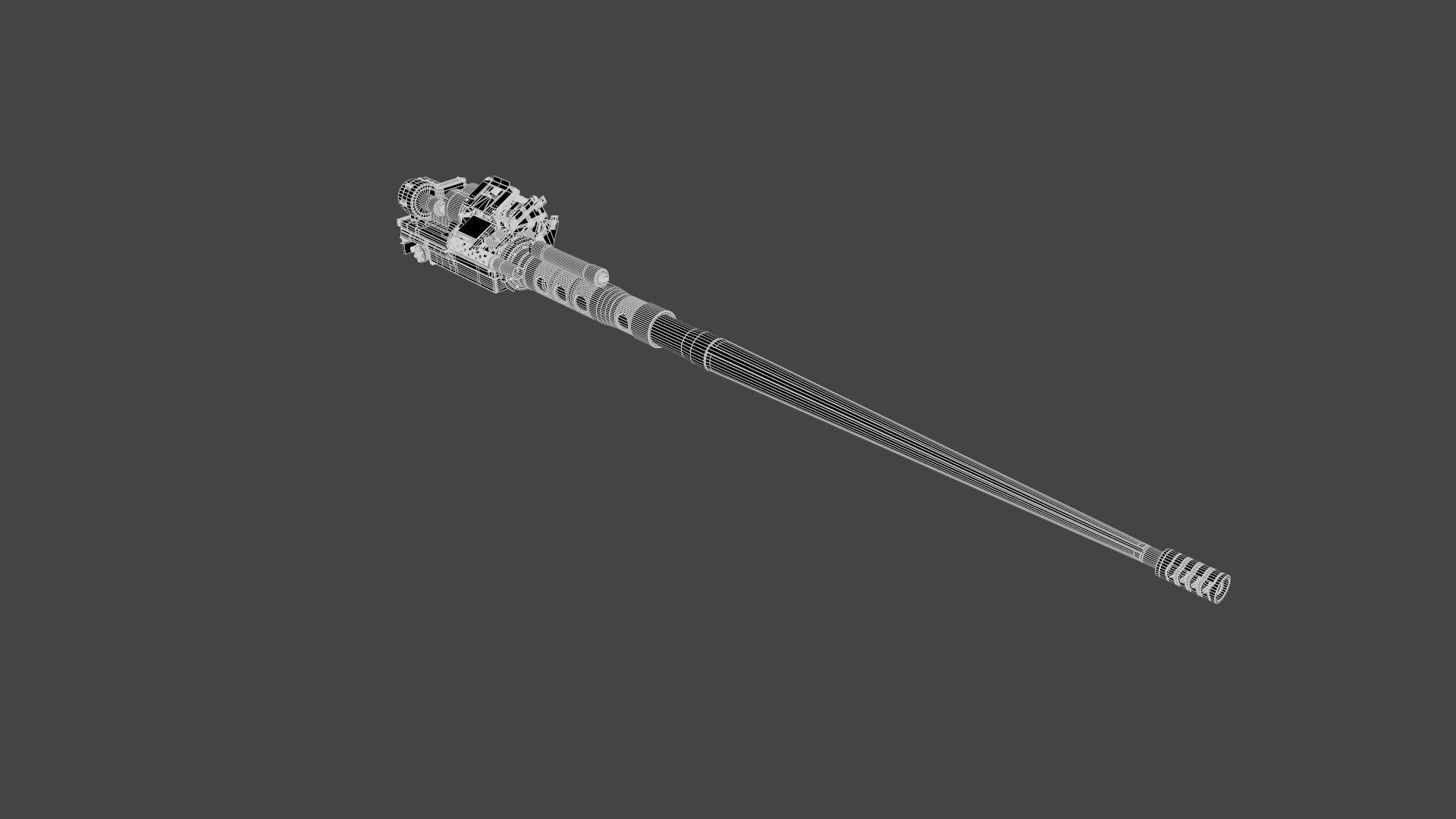 M242 Bushmaster Chain Gun 3D model_6