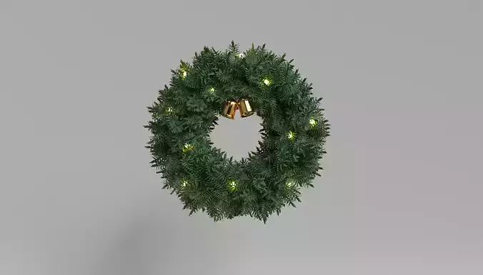 Christmas wreath 3D model