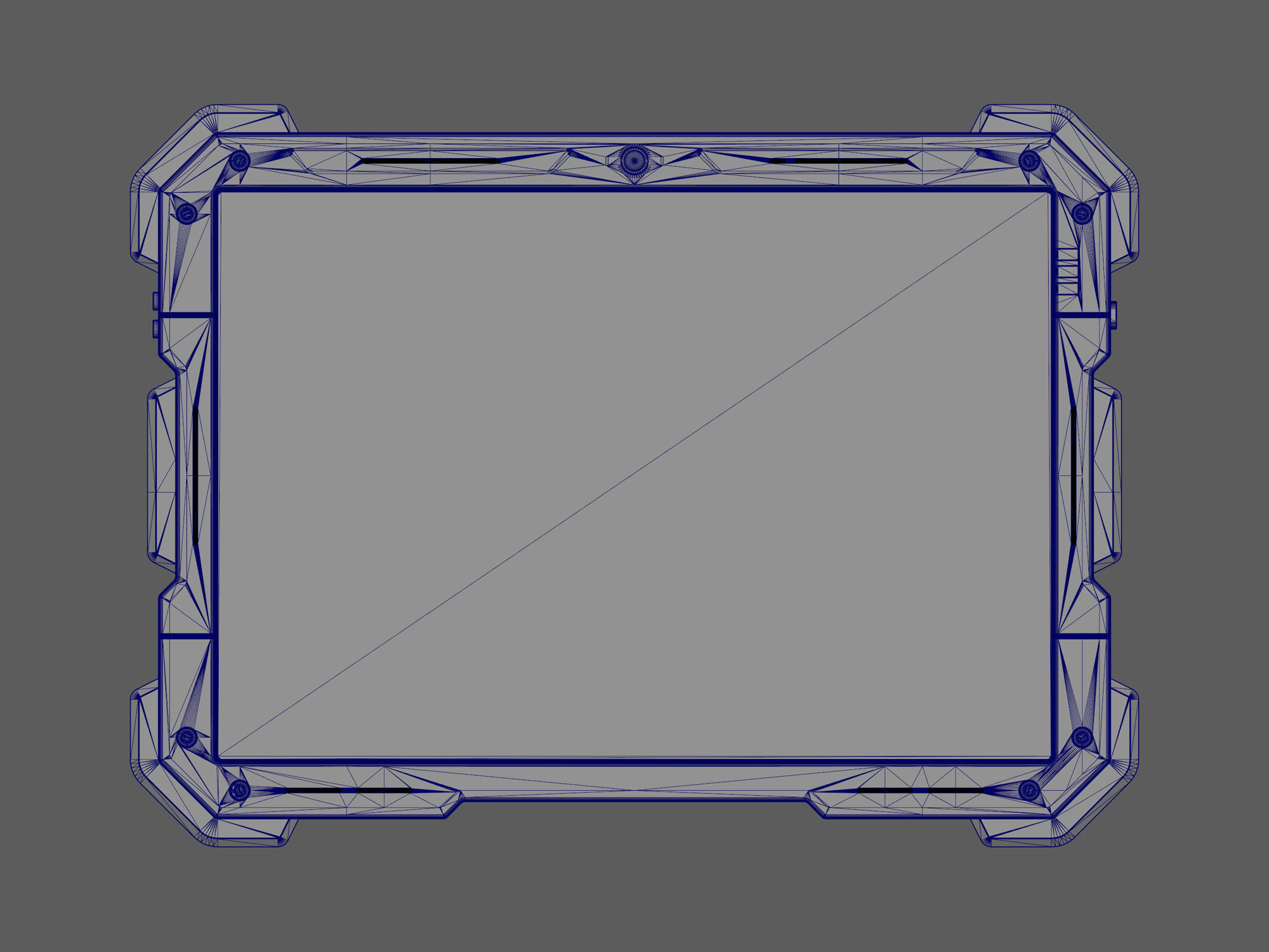 Cyber Scifi Tablet 3D model_8