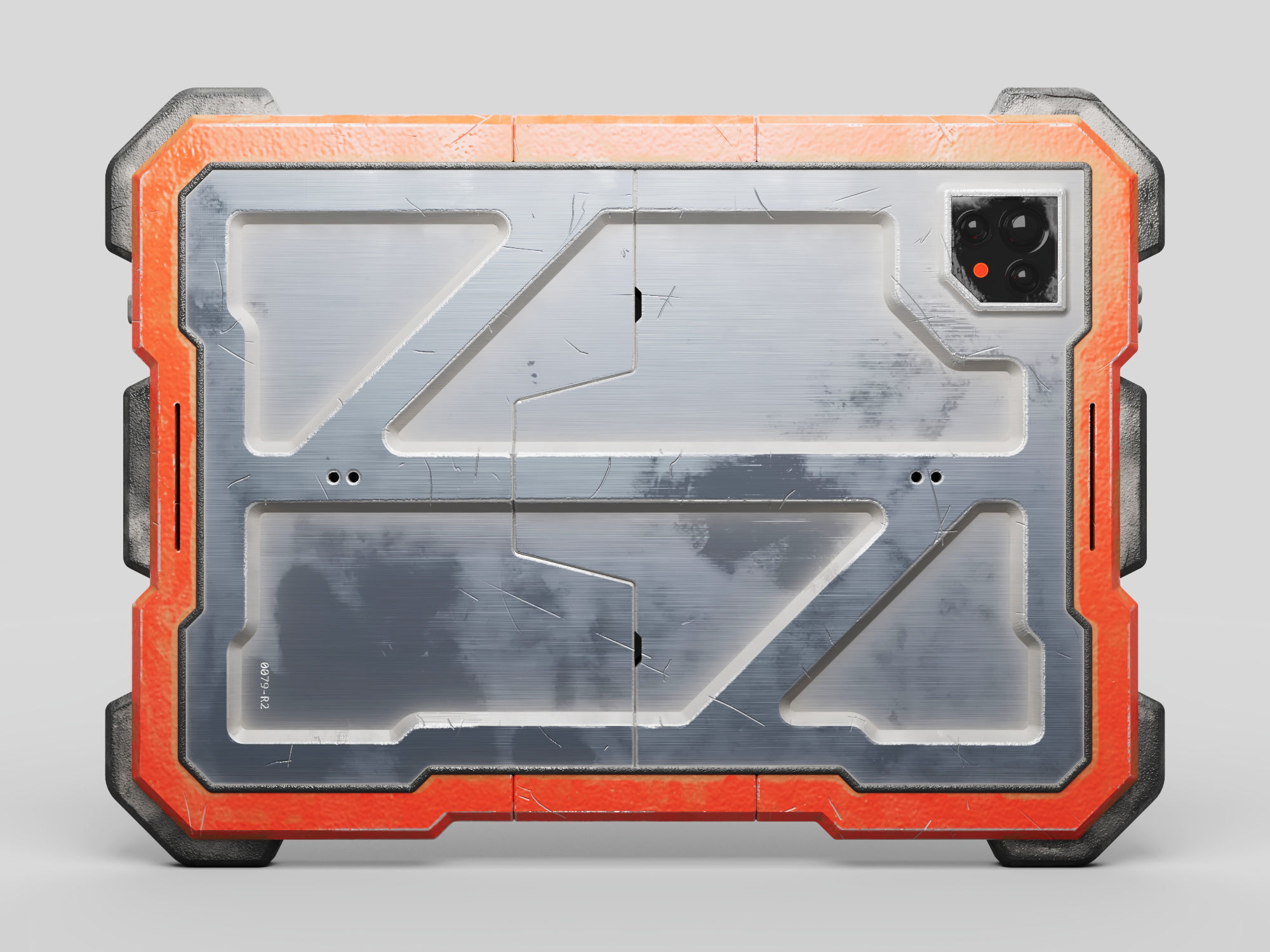 Cyber Scifi Tablet 3D model_3