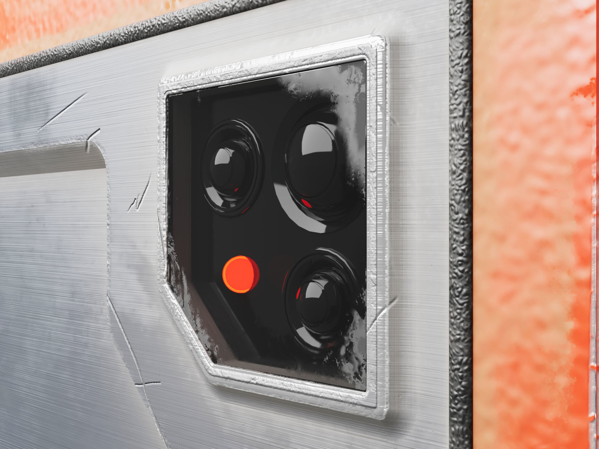 Cyber Scifi Tablet 3D model_7