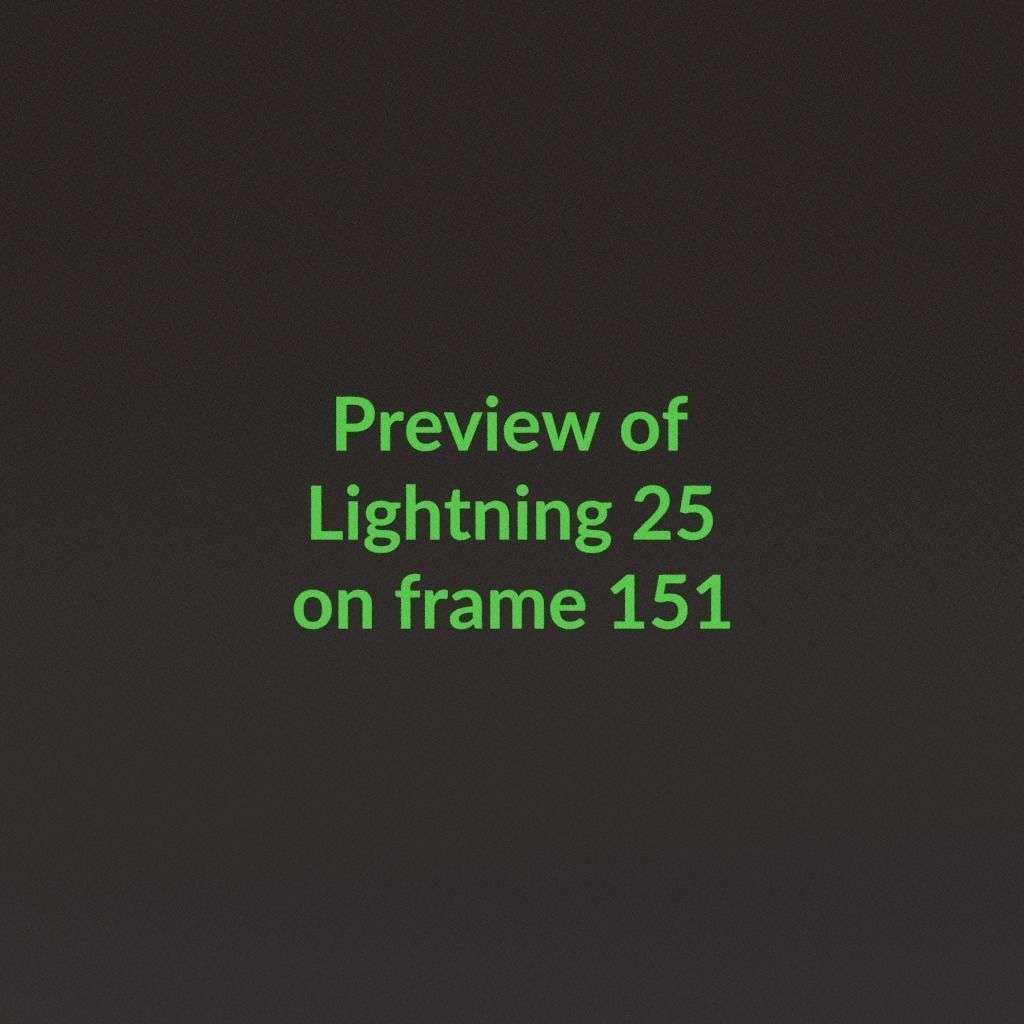 Animated Lightning v25 Low-poly 3D model_15