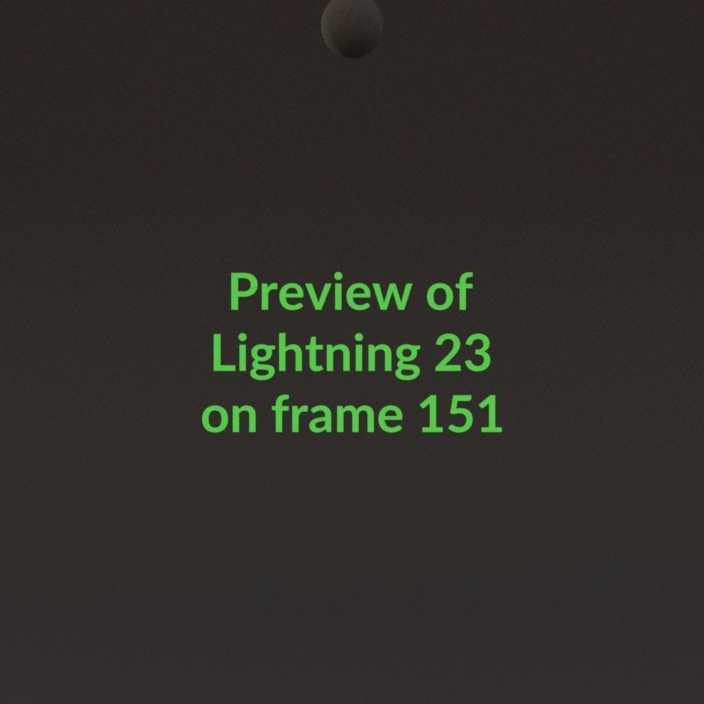 Animated Lightning v23 Low-poly 3D model_15