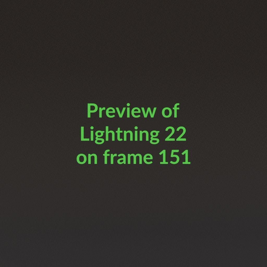 Animated Lightning v22 Low-poly 3D model_15