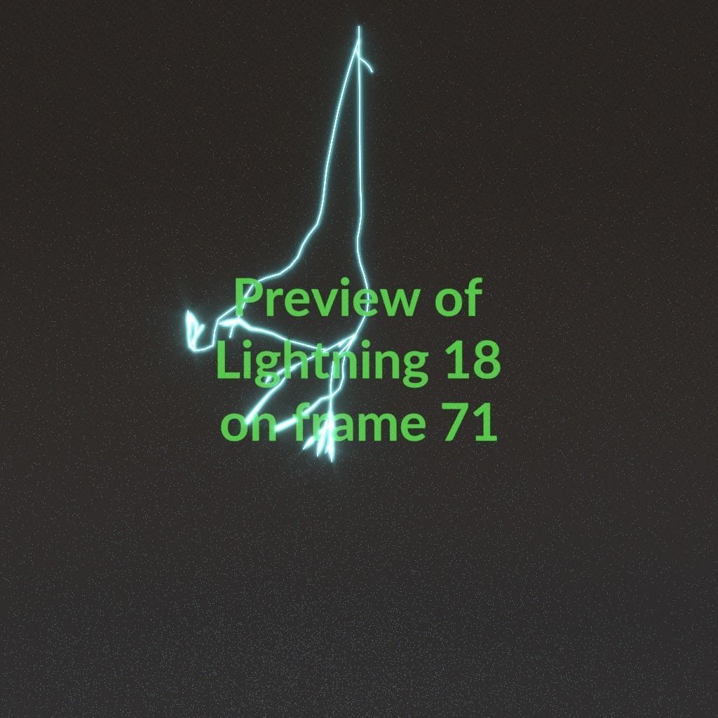 Animated Lightning v18 Low-poly 3D model_7