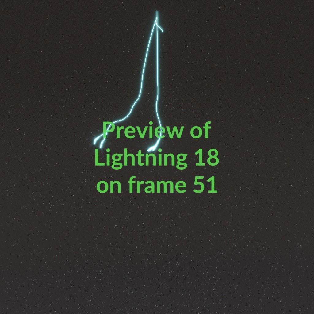 Animated Lightning v18 Low-poly 3D model_5