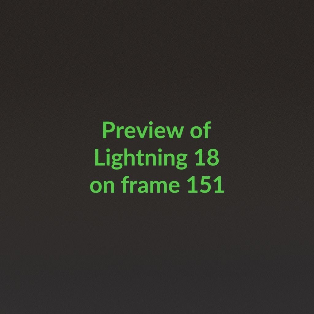 Animated Lightning v18 Low-poly 3D model_15