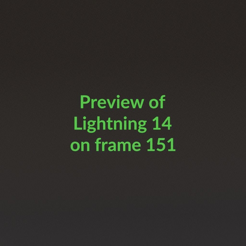 Animated Lightning v14 Low-poly 3D model_15