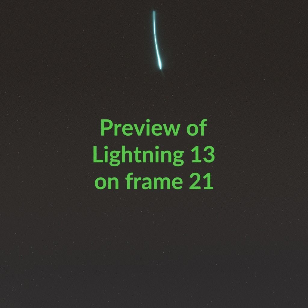 Animated Lightning v13 Low-poly 3D model_2