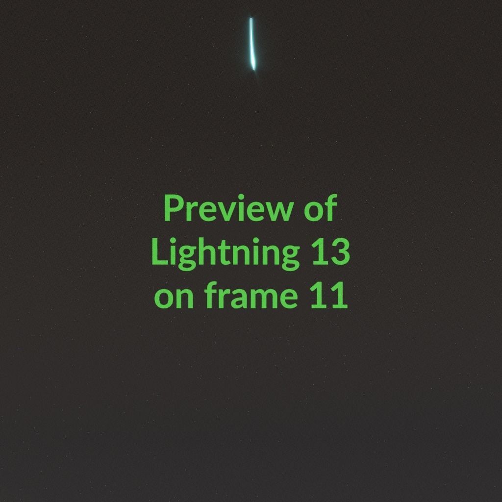Animated Lightning v13 Low-poly 3D model_1