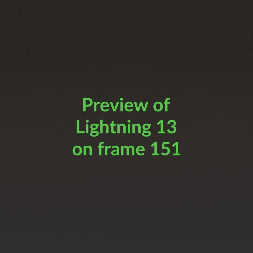 Animated Lightning v13 Low-poly 3D model_15