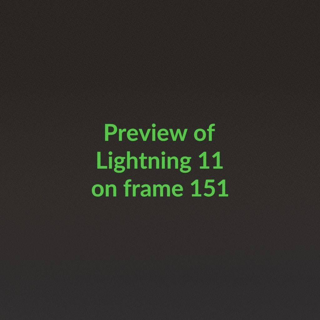 Animated Lightning v11 Low-poly 3D model_15
