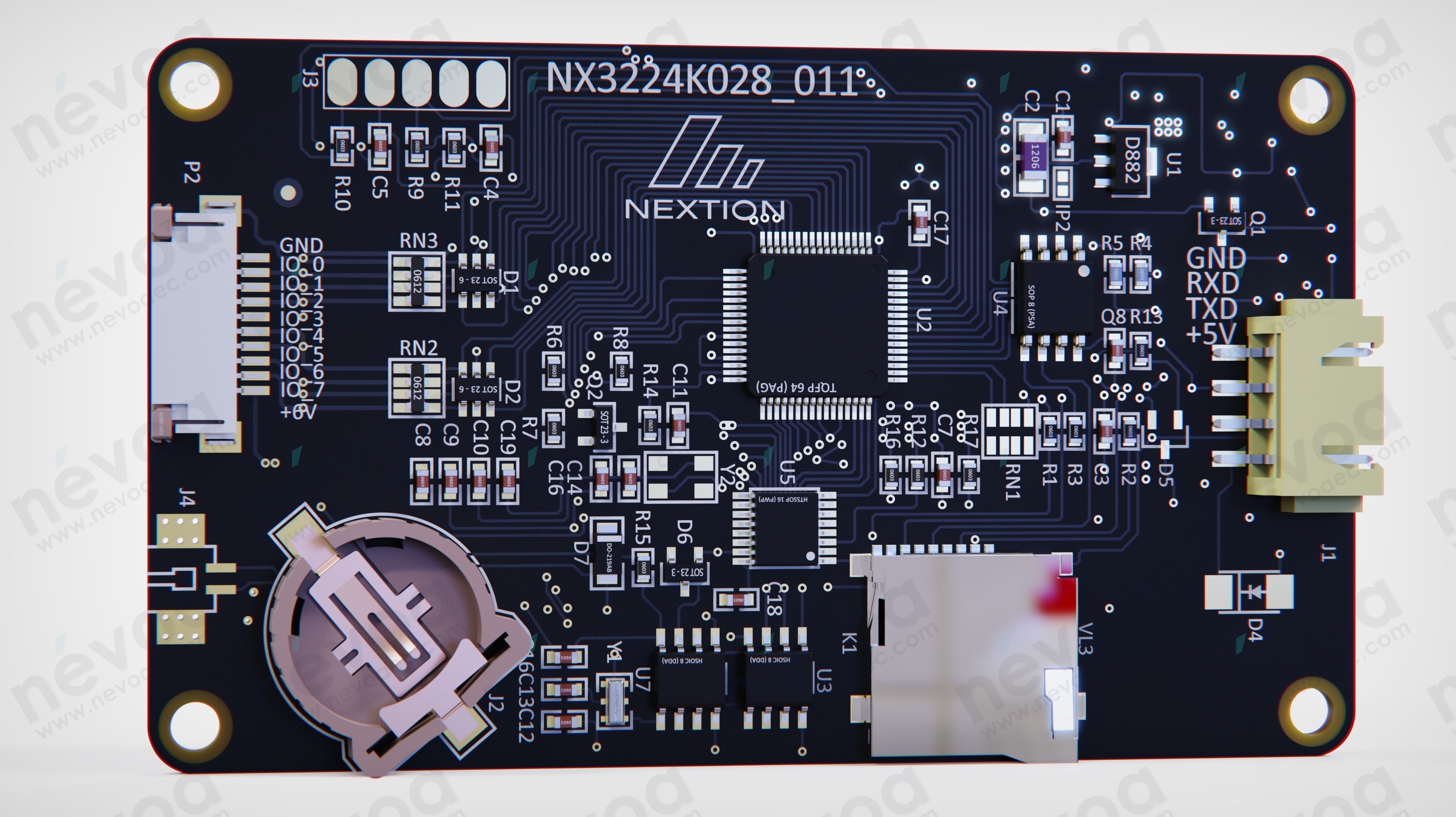 Human Machine Interface - NX3224K028 - Nextion 3D model | CGTrader