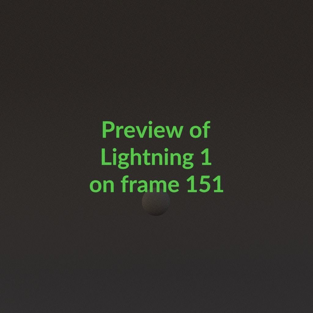 Animated Lightning v1 Low-poly 3D model_15
