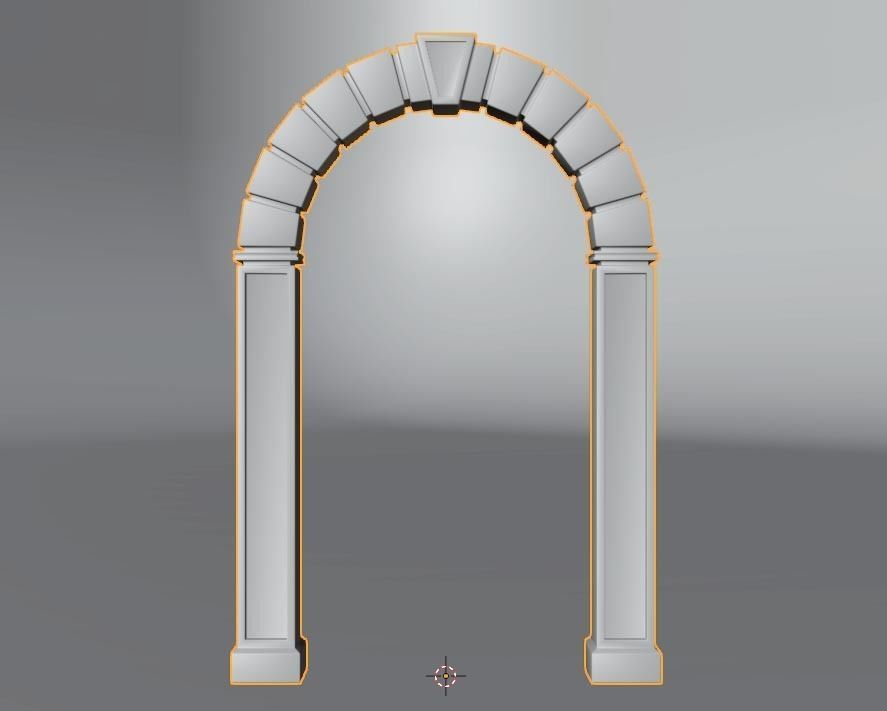 Stone Arch - Celtic Archway - Low-poly - Game-Ready - 4K Low-poly 3D model_4