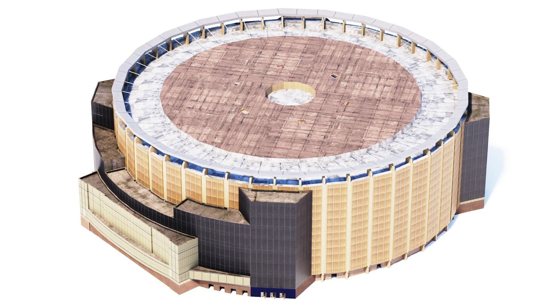 Madison Square Garden Low-poly 3D model_3
