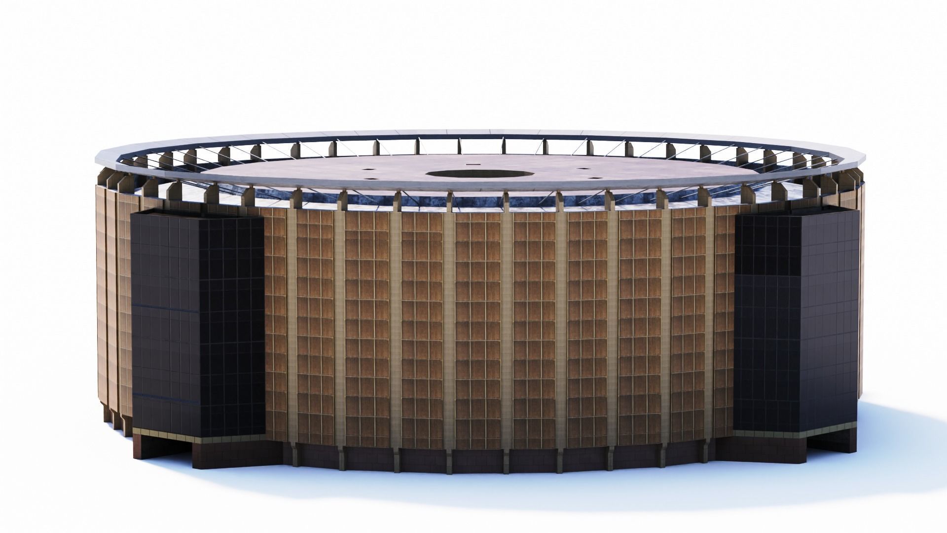 Madison Square Garden Low-poly 3D model_10