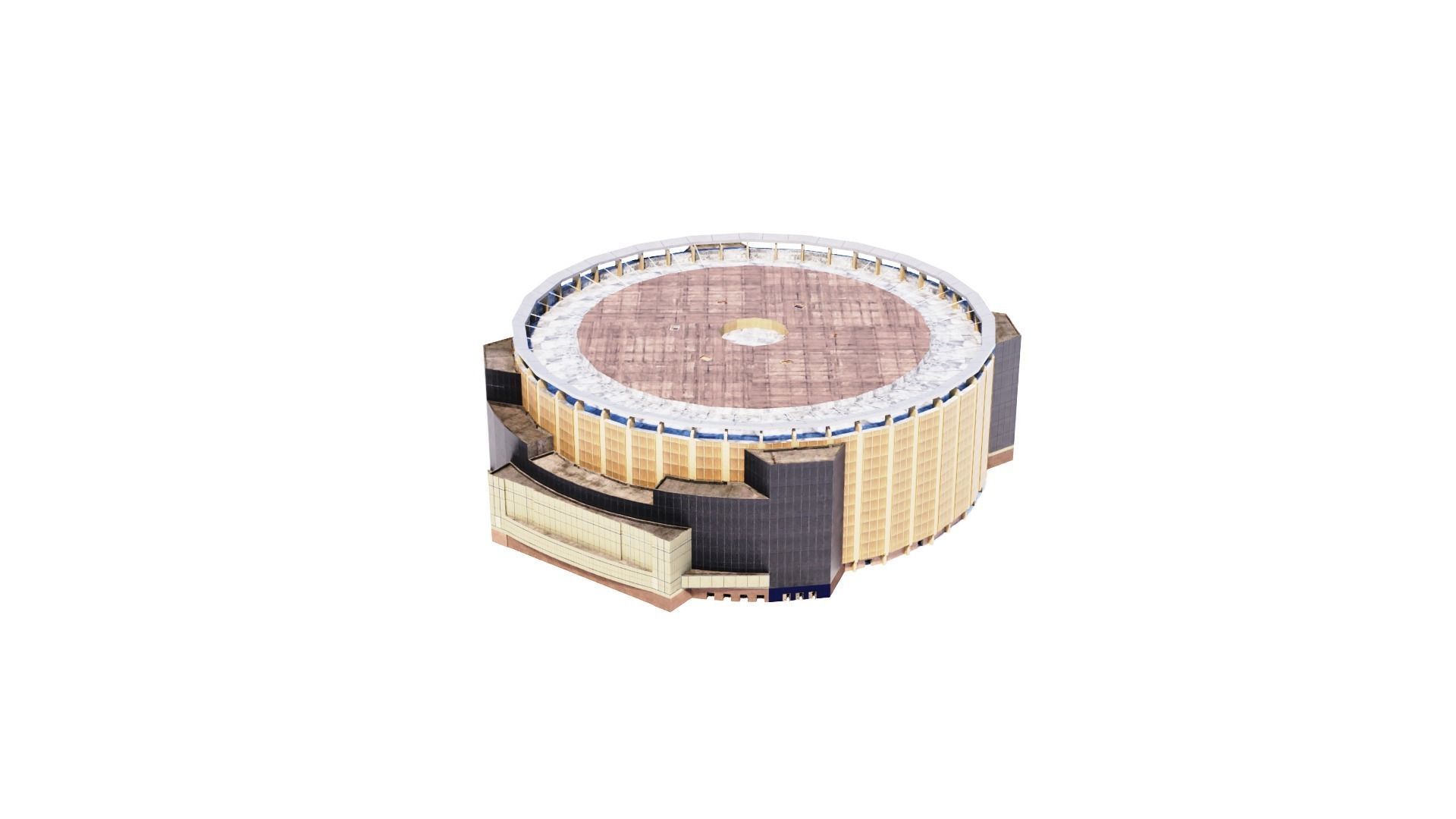 Madison Square Garden Low-poly 3D model_4