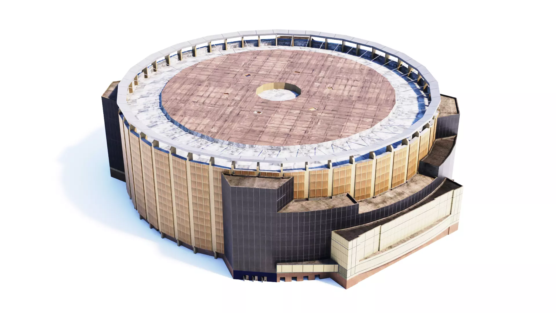 Madison Square Garden Low-poly 3D model_0