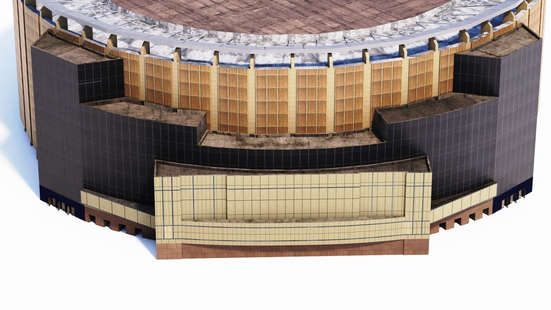 Madison Square Garden Low-poly 3D model_9