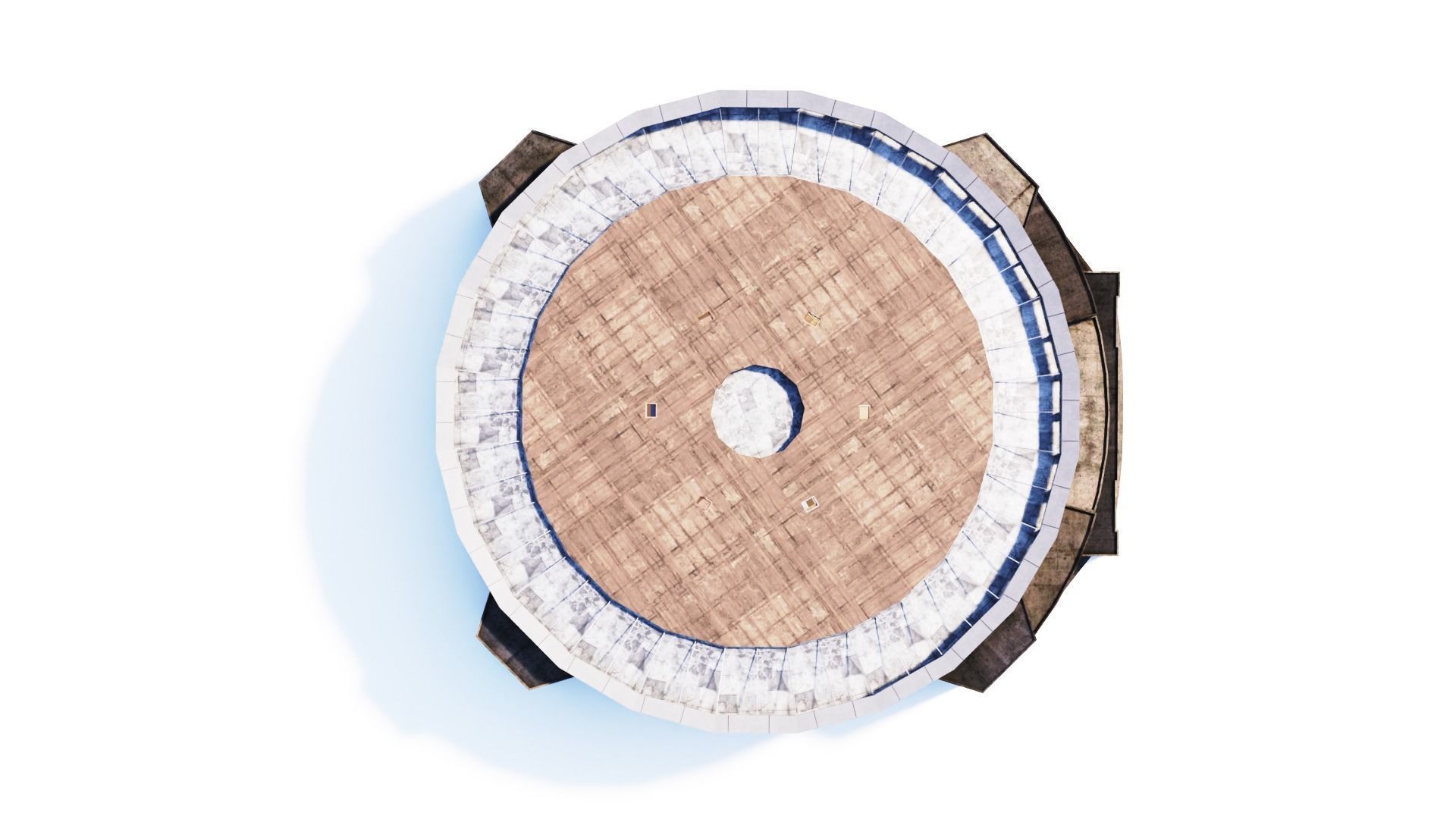 Madison Square Garden Low-poly 3D model_5