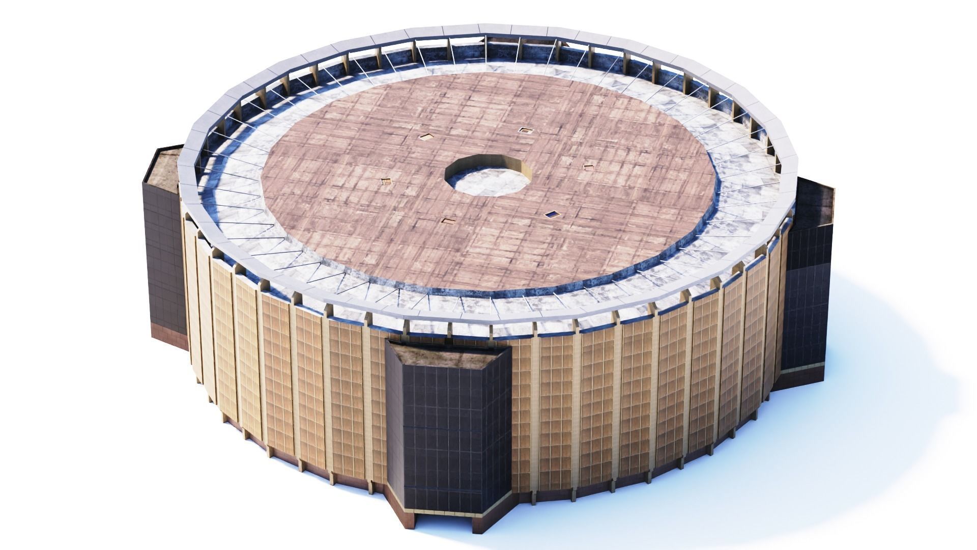 Madison Square Garden Low-poly 3D model_1