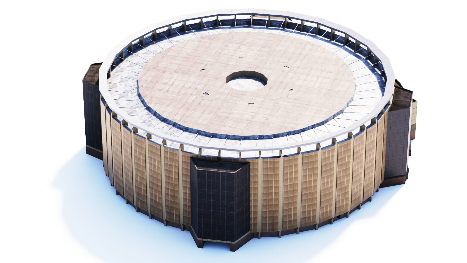 Madison Square Garden Low-poly 3D model_2