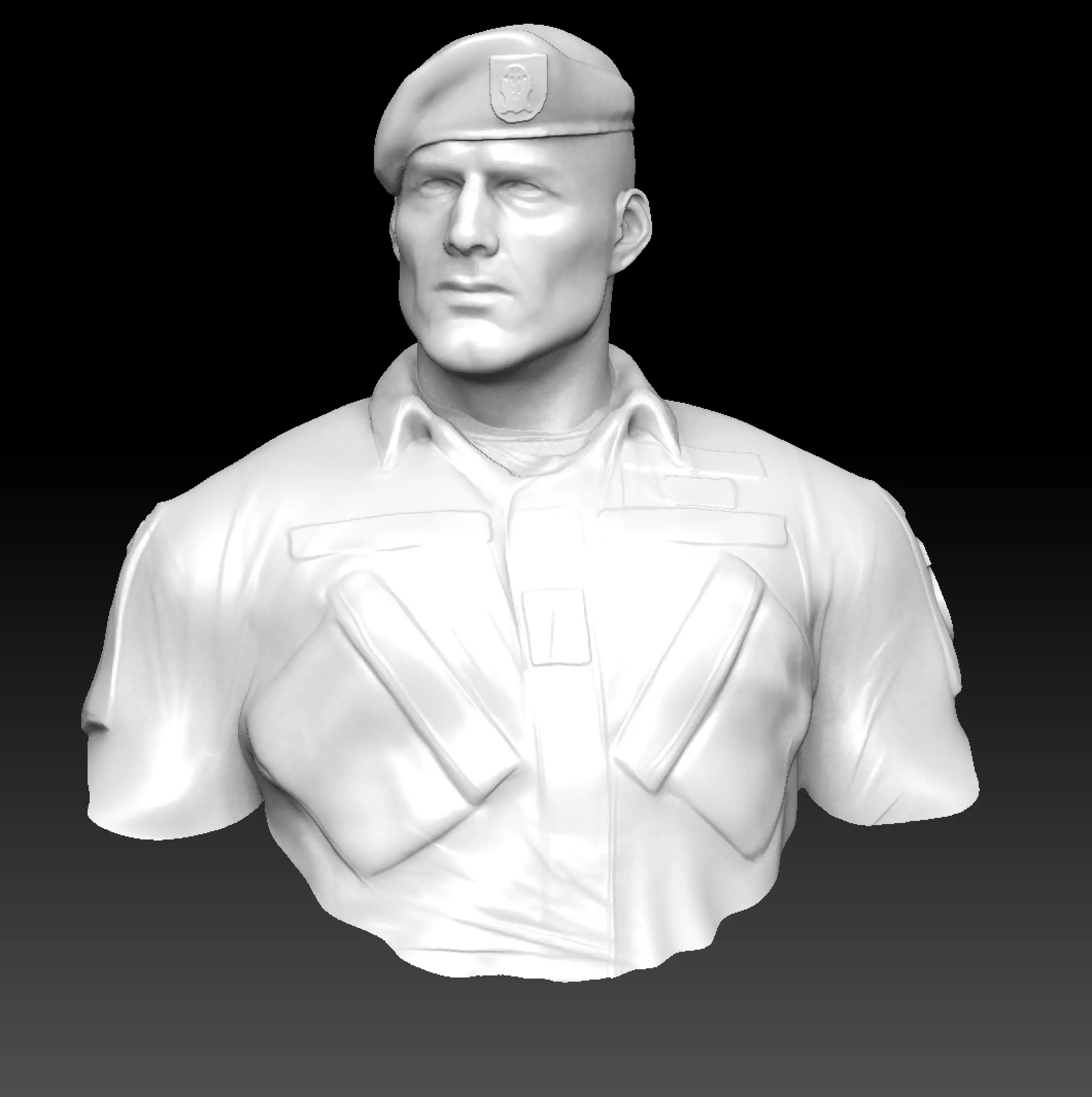 F 51st Long Range Surveillance Bust 3D print model