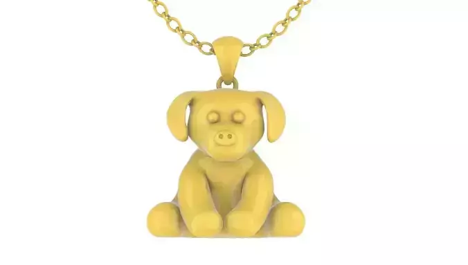 Teddy Bear Pendant Design