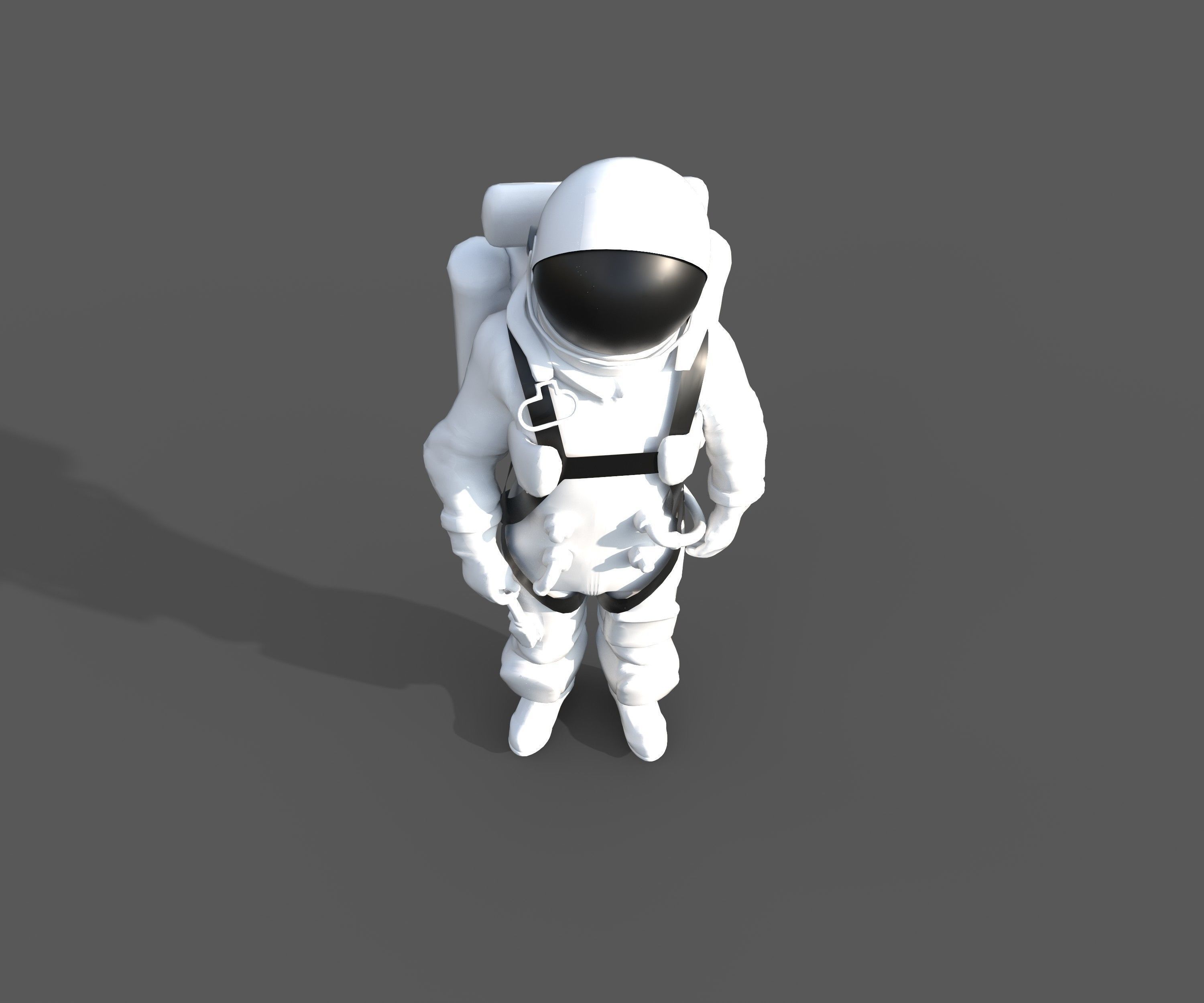 astronaut figure 3D model_5