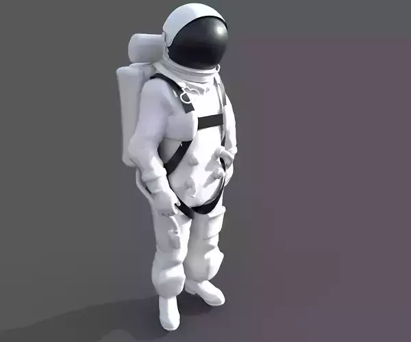 astronaut figure 3D model
