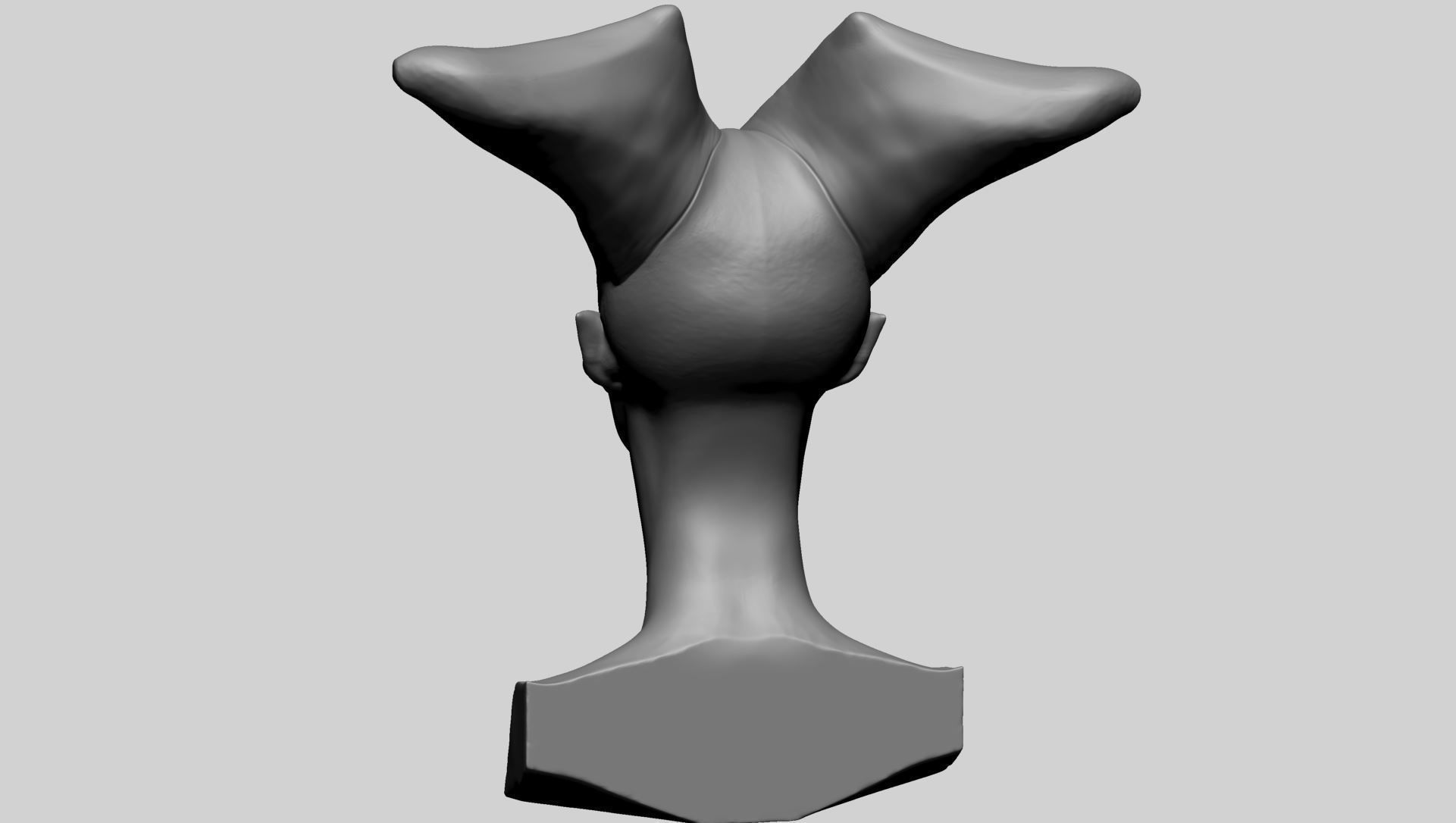 Fantasy Female Head K 3D model_3