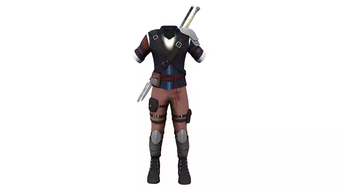 Men Medieval Fantasy Warrior Full Outfit