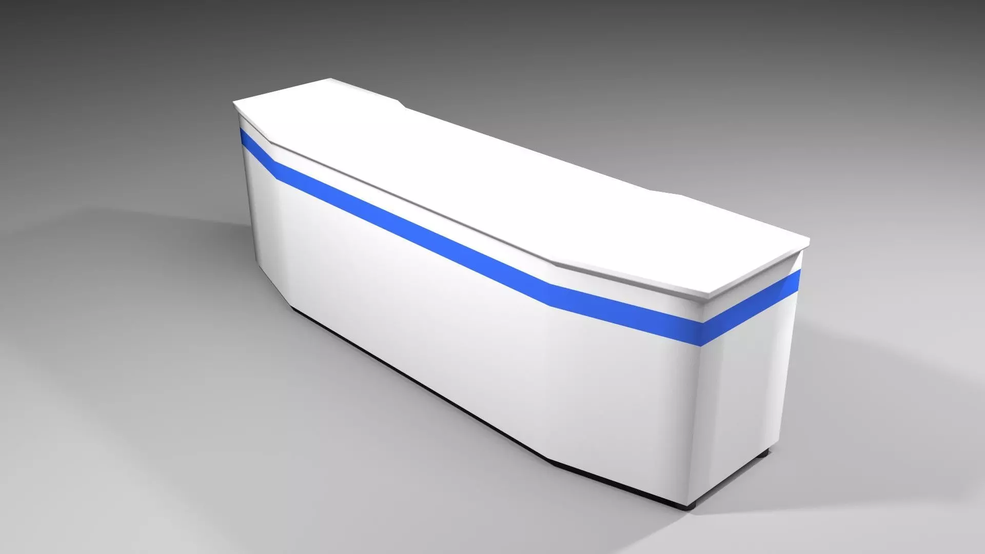 Counter Desk 2 3D model_0