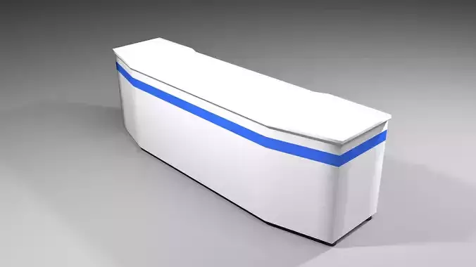 Counter Desk 2 3D model
