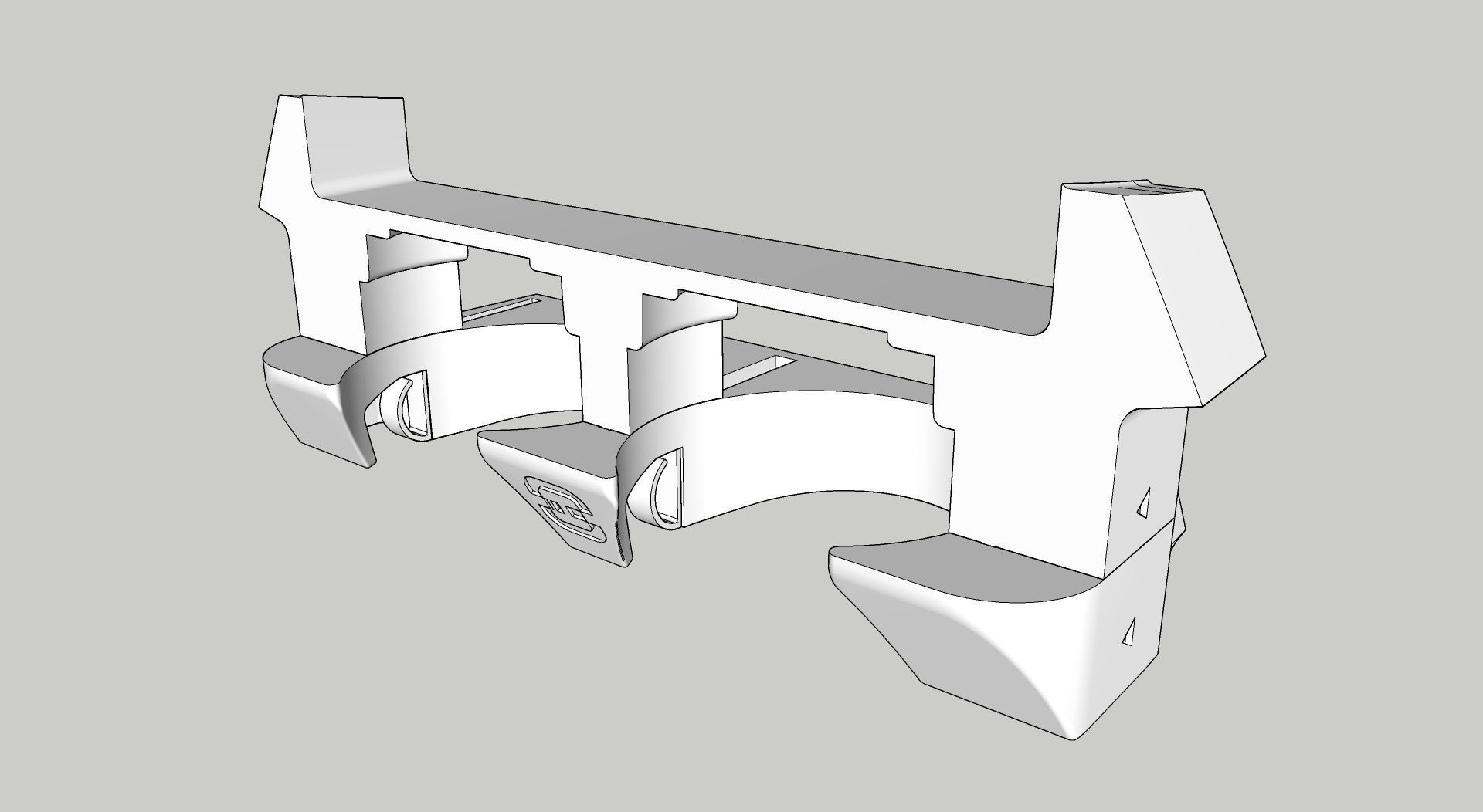 Double Cupholder-Phoneholder for Citroen C5 X7 3D print model_12