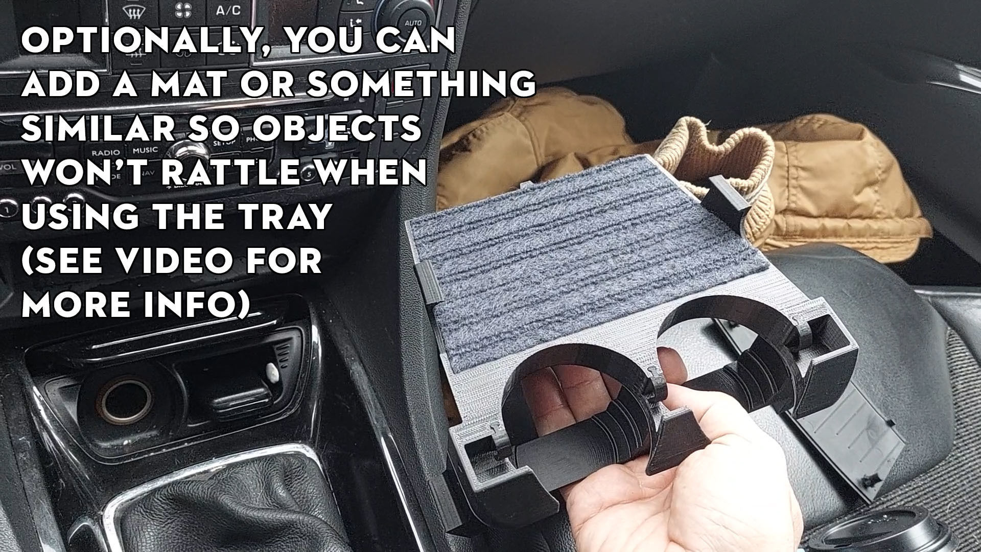 Double Cupholder-Phoneholder for Citroen C5 X7 3D print model_25