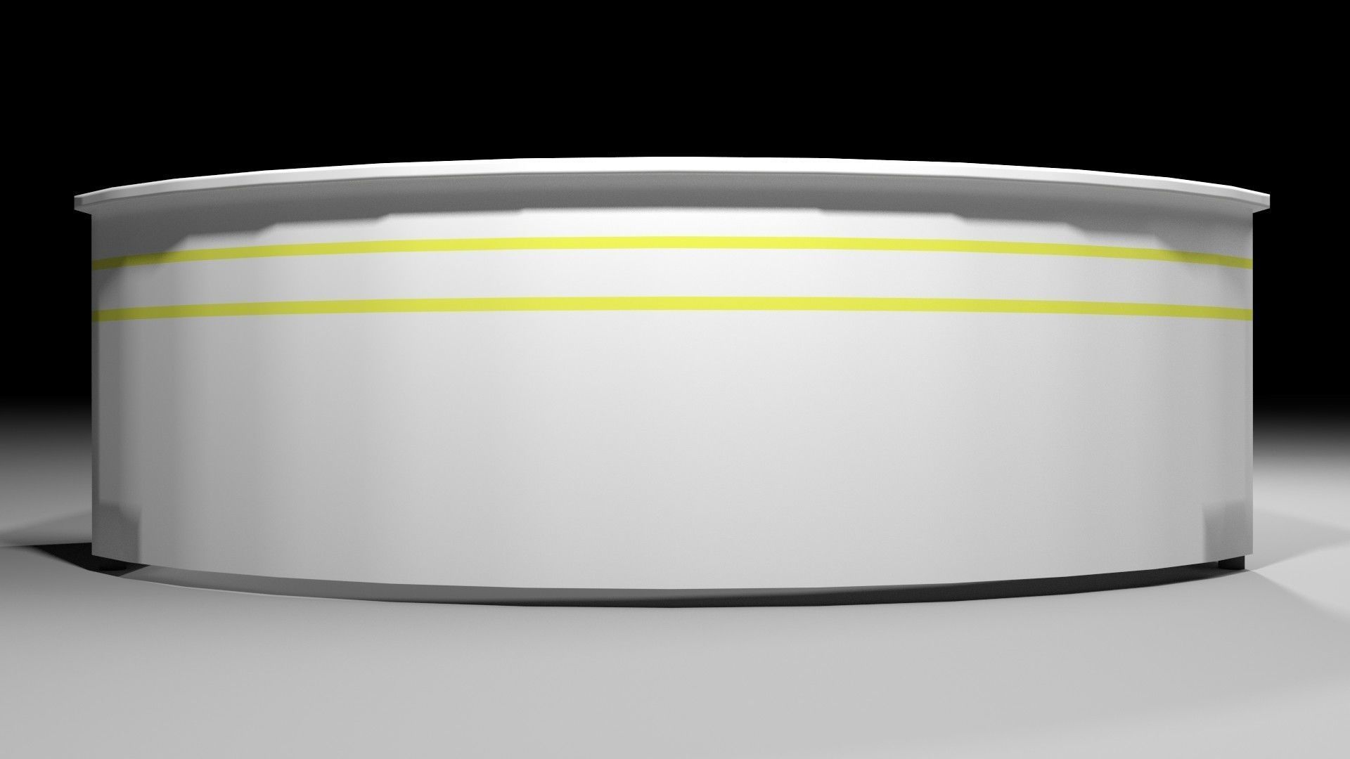 Counter Desk 4 3D model_1