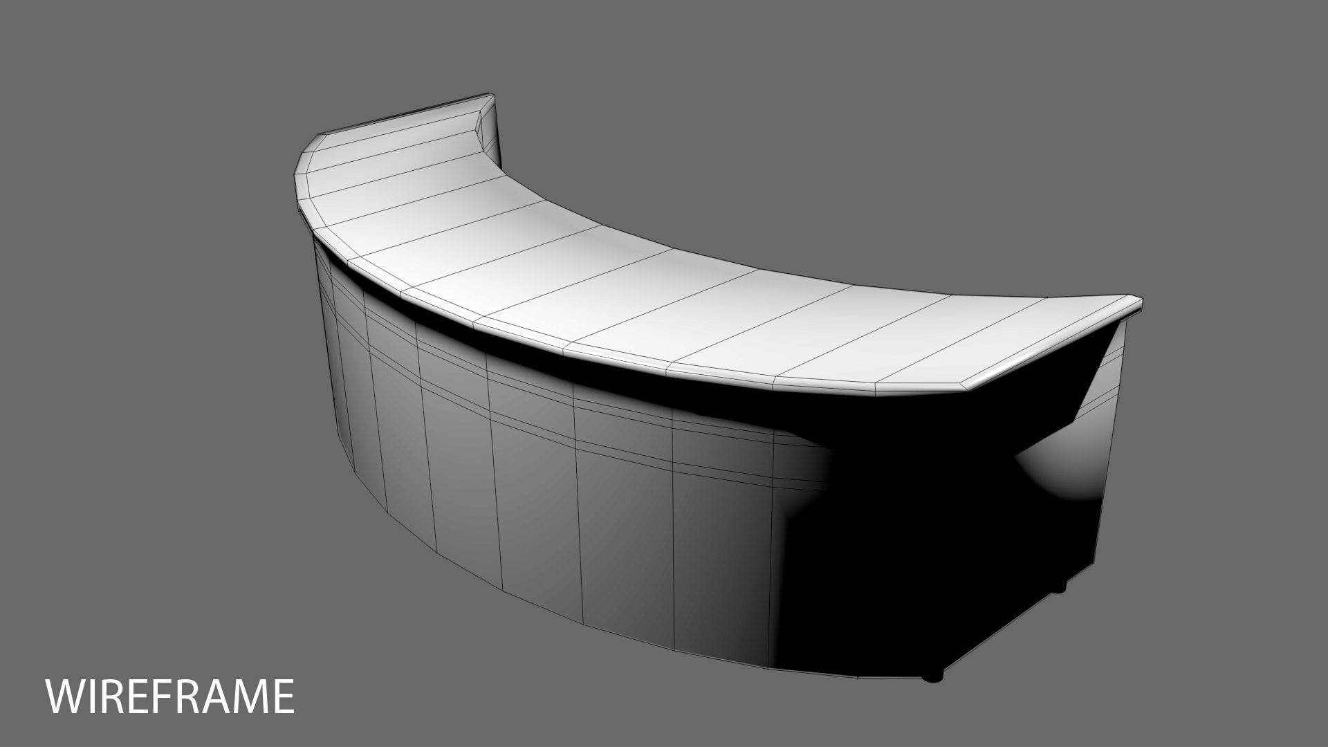 Counter Desk 4 3D model_3