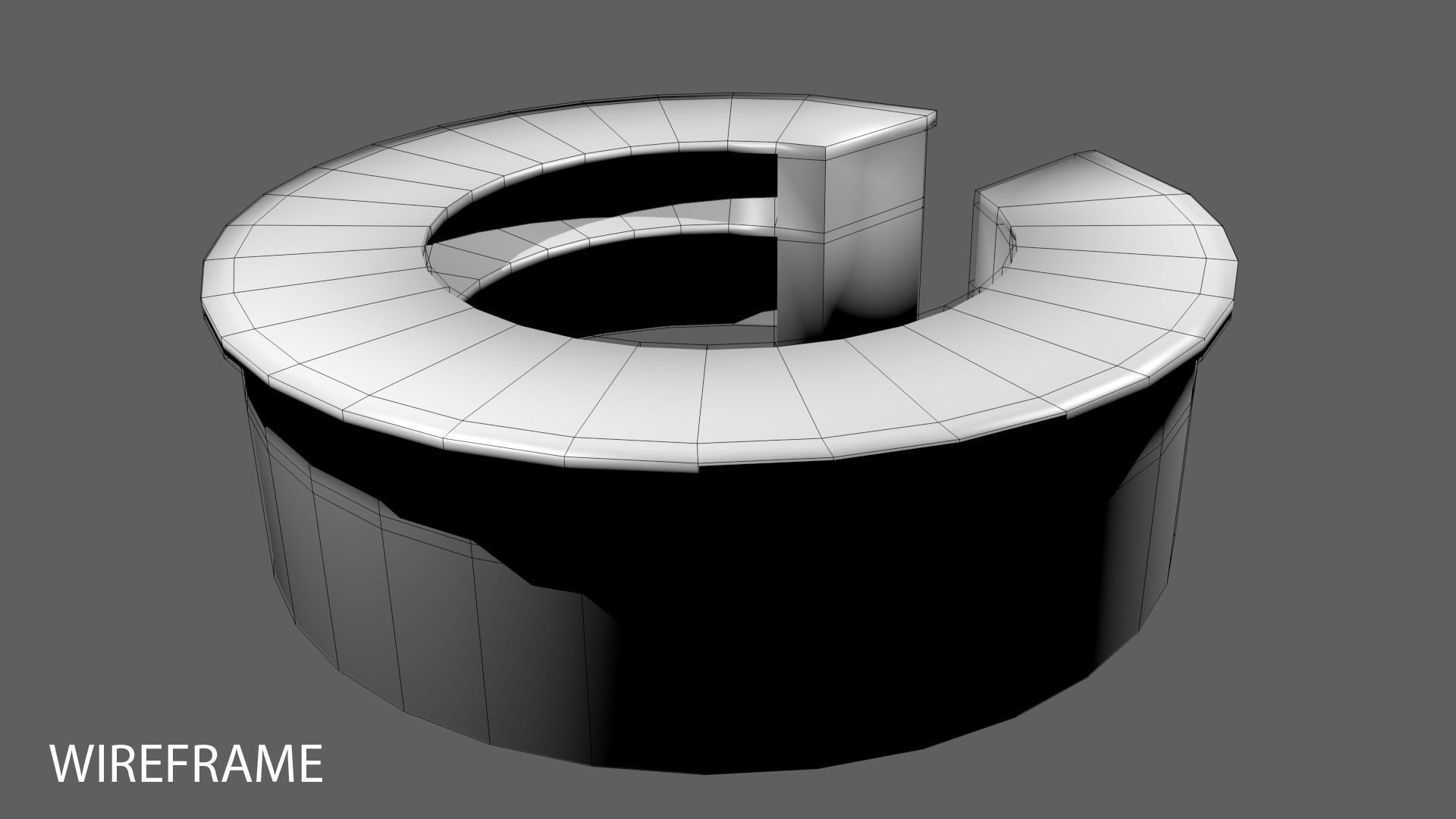 Counter Desk 5 3D model_3