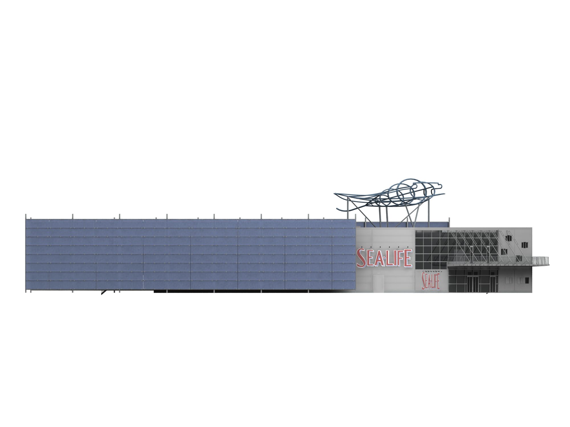 Sea Life Centres 3D model_7