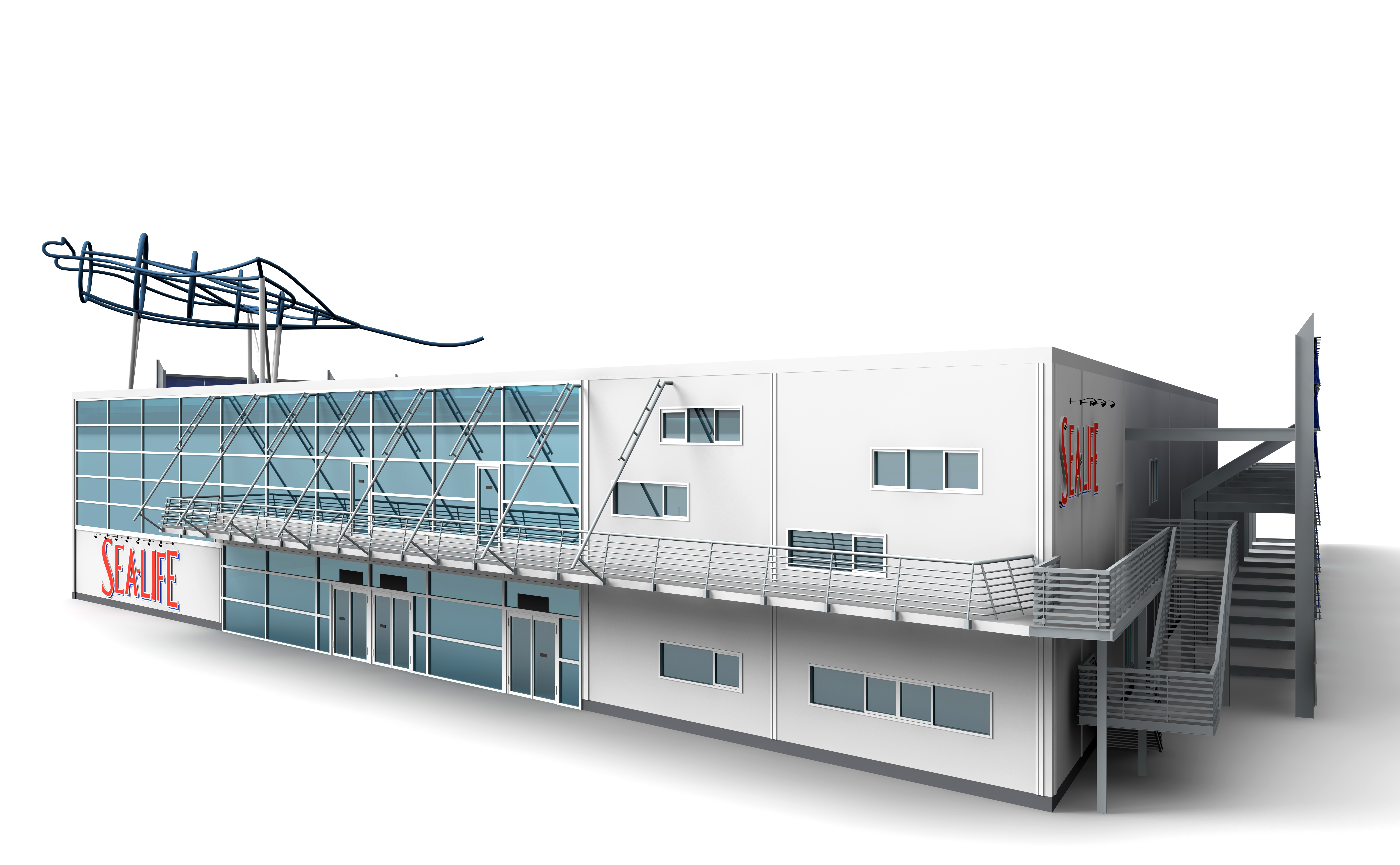 Sea Life Centres 3D model_3